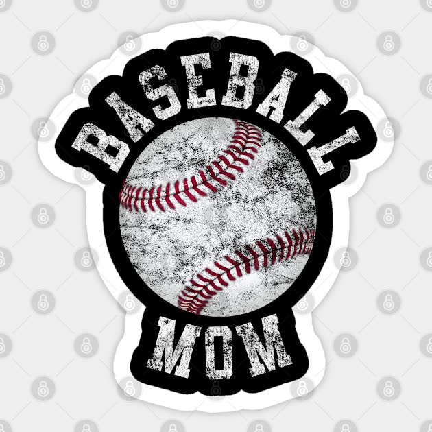 Vintage Baseball Mom Sticker by tropicalteesshop